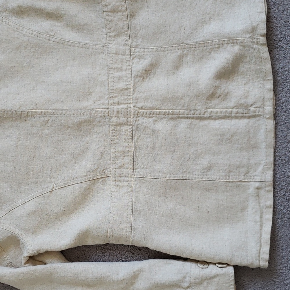 Linen button down jacket for women - Picture 7 of 12